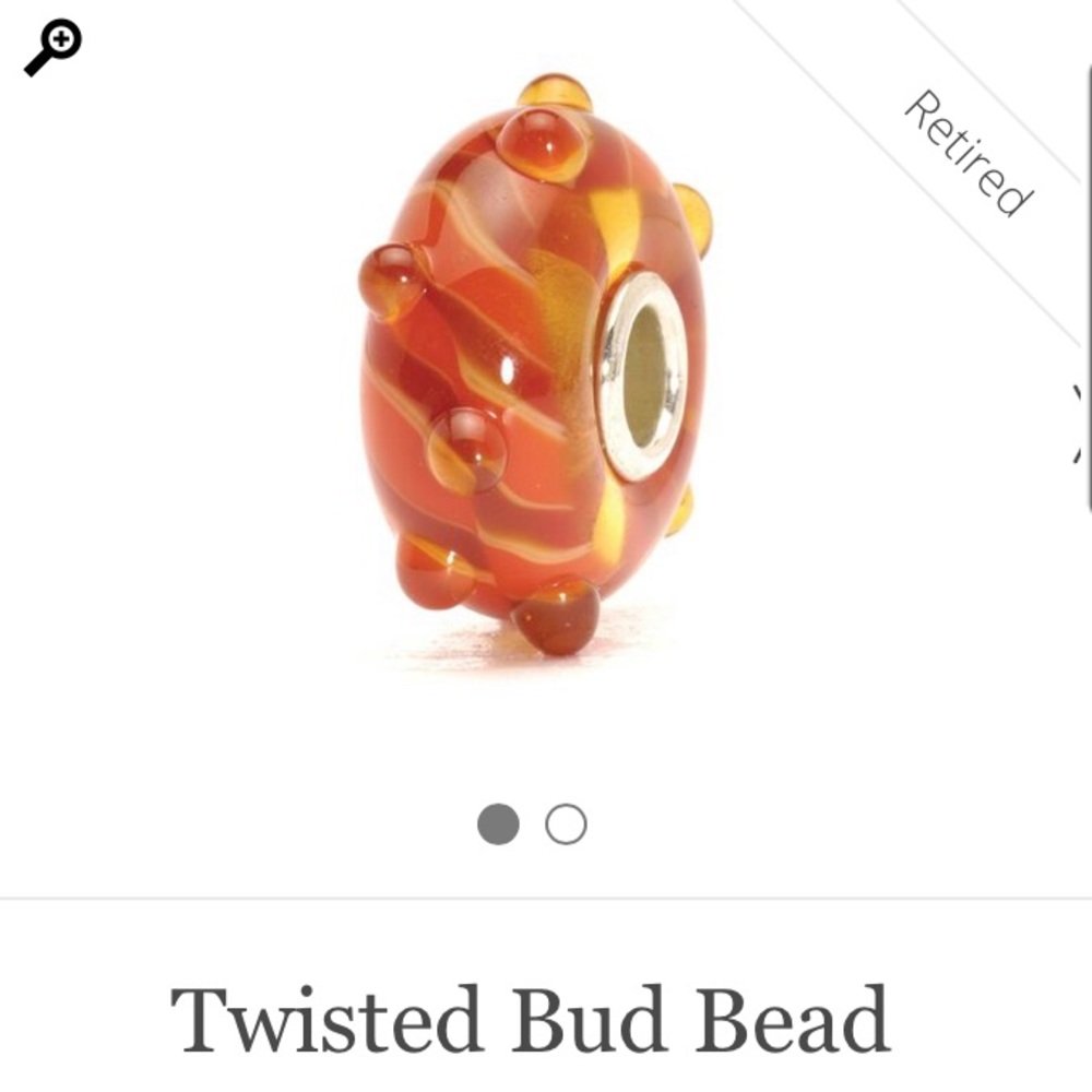 RETIRED/ RARE Twisted Bud Troll Bead